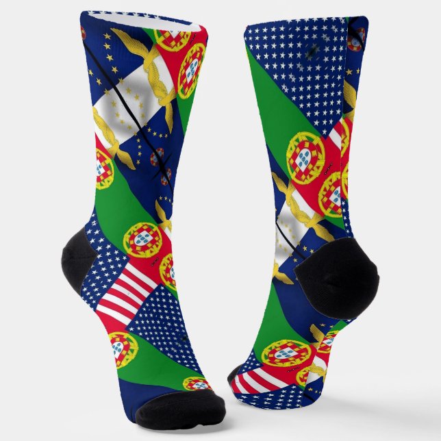 Portuguese american socks (Angled)