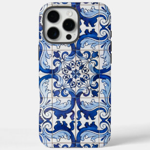 Portuguese Azulejo Glazed Tiles iPhone 16 Pro Max Case