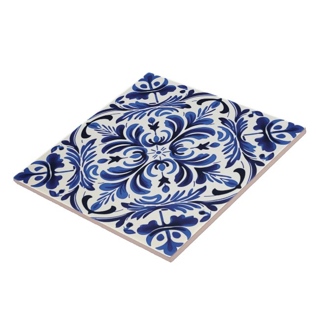 Portuguese Azulejo Pattern Tile (Side)