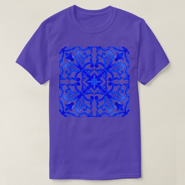 Portuguese azulejo tiles Gorgeous patterns 5 T-Shirt (Design Front)