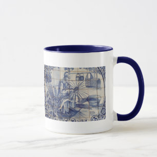 Portuguese azulejo tiles mug
