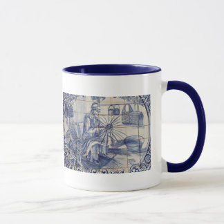 Portuguese azulejo tiles mug
