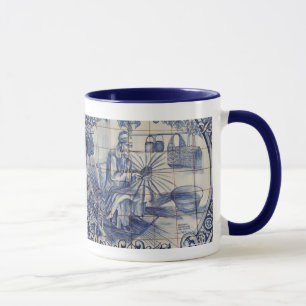 Portuguese azulejo tiles mug