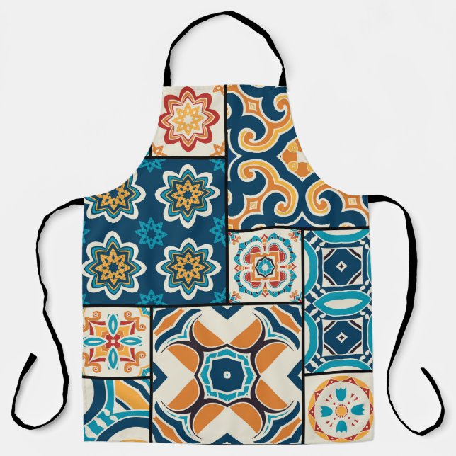 Portuguese Azulejos: Traditional Tile Art. Apron (Front)