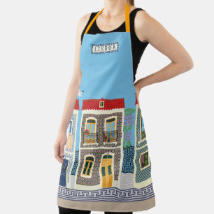 Portuguese beautiful houses with tiles or azulejos apron