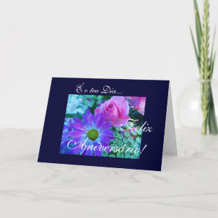Portuguese: Birthday/Aniversário Card