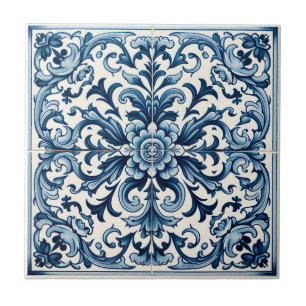 Portuguese blue tile