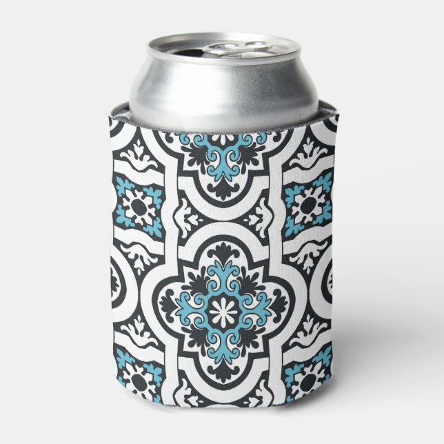 Portuguese blue tile can cooler (Can Front)