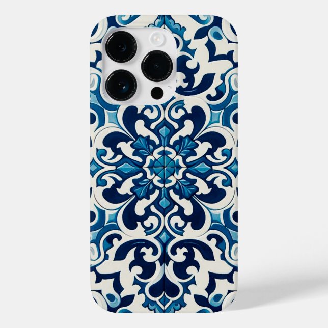 Portuguese blue tile Case-Mate iPhone case (Back)