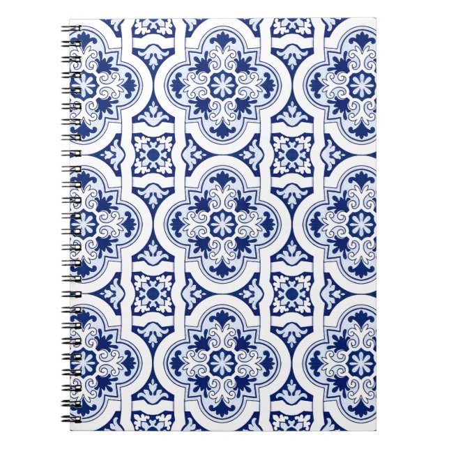 Portuguese blue tile notebook (Front)