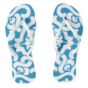 Portuguese blue tiles 1 flip flops
