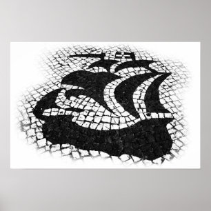 Portuguese caravel poster