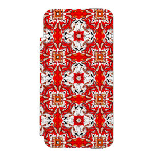 Portuguese Ceramic Tile Pattern Incipio Watson™ iPhone 5 Wallet Case