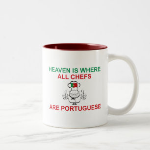Portuguese Chefs Two-Tone Coffee Mug