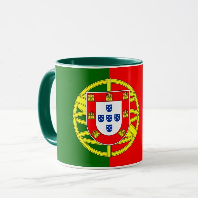 Portuguese Coat of Arms Combo Mug (Front Left)