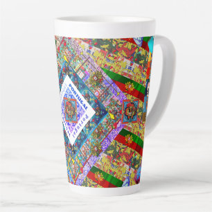 Portuguese design Fleece Blanket Latte Mug