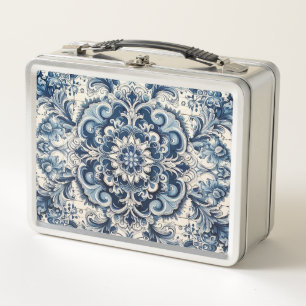 Portuguese design metal lunch box