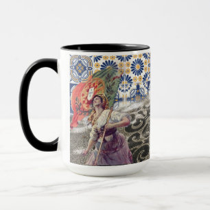 Portuguese designs Acrylic Wall Art Mug