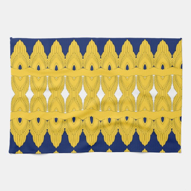 Portuguese designs  apron tea towel (Horizontal)