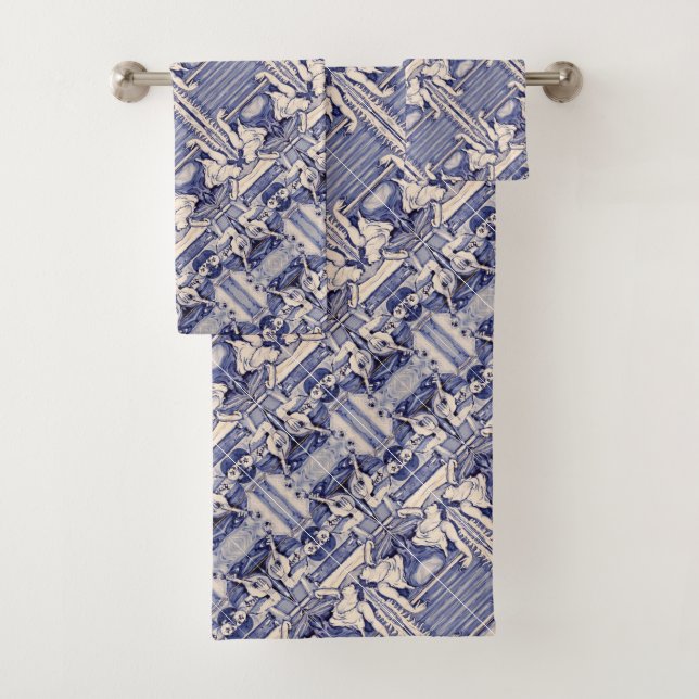 Portuguese designs bath towel set (Insitu)