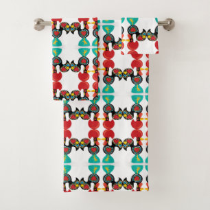 Portuguese designs  bath towel set