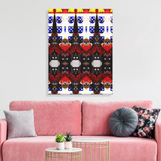 Portuguese designs canvas print