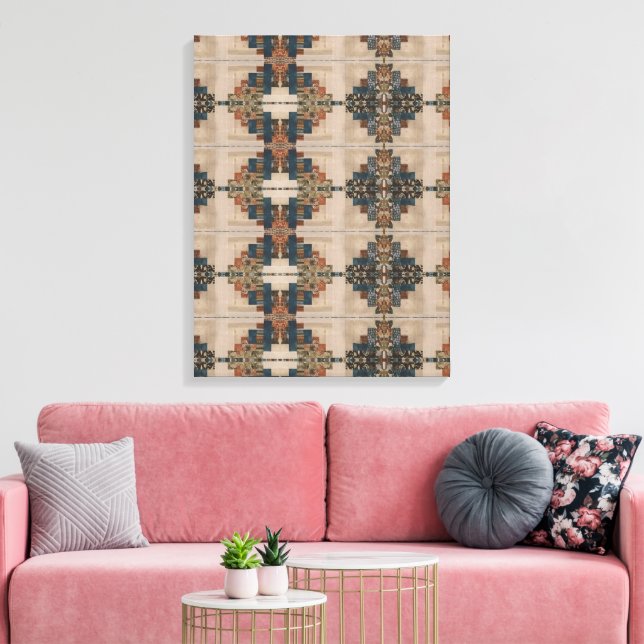 Portuguese designs canvas print (Insitu(LivingRoom))