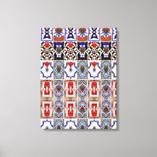 Portuguese designs canvas print
