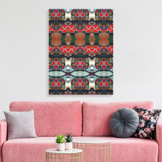 Portuguese designs canvas print (Insitu(LivingRoom))