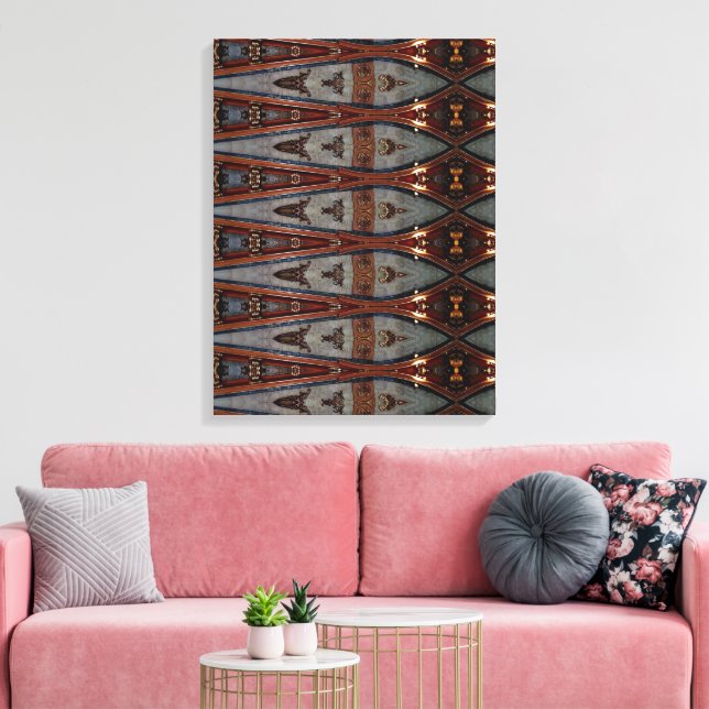 Portuguese designs canvas print (Insitu(LivingRoom))