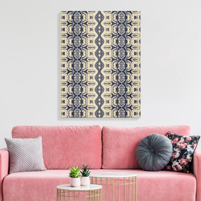 Portuguese designs canvas print (Insitu(LivingRoom))