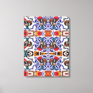 Portuguese designs canvas print