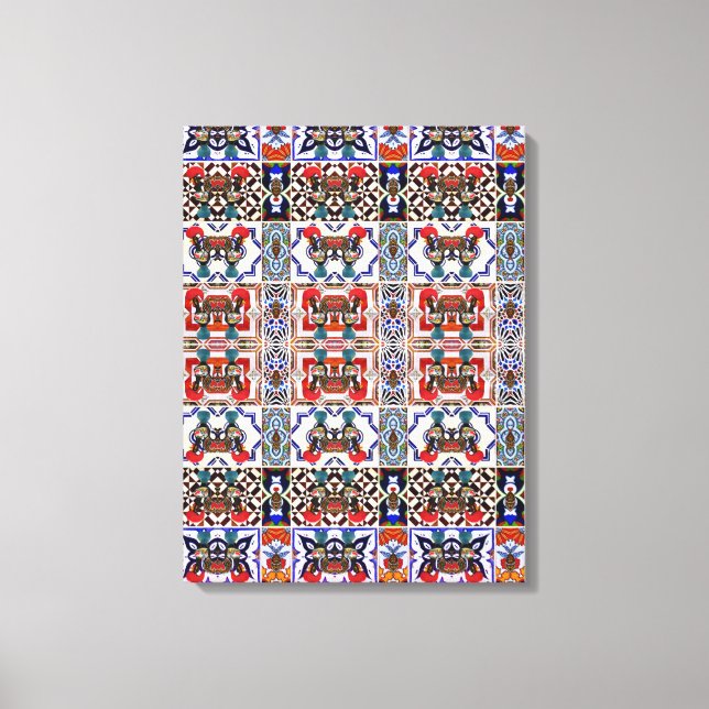 Portuguese designs canvas print (Front)