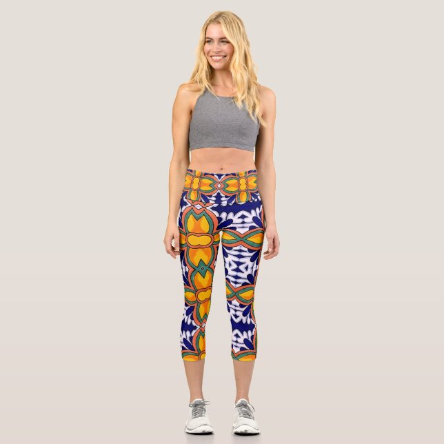Portuguese designs  capri leggings (Front)