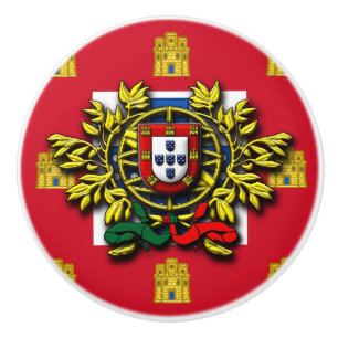 Portuguese designs ceramic knob