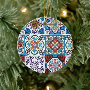 Portuguese designs  ceramic tree decoration