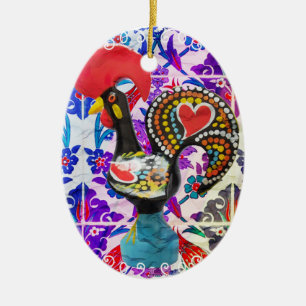 Portuguese designs ceramic tree decoration