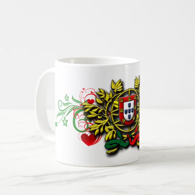 Portuguese designs coffee mug (Front Left)