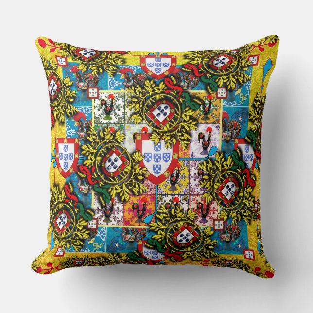 Portuguese designs cushion (Front)