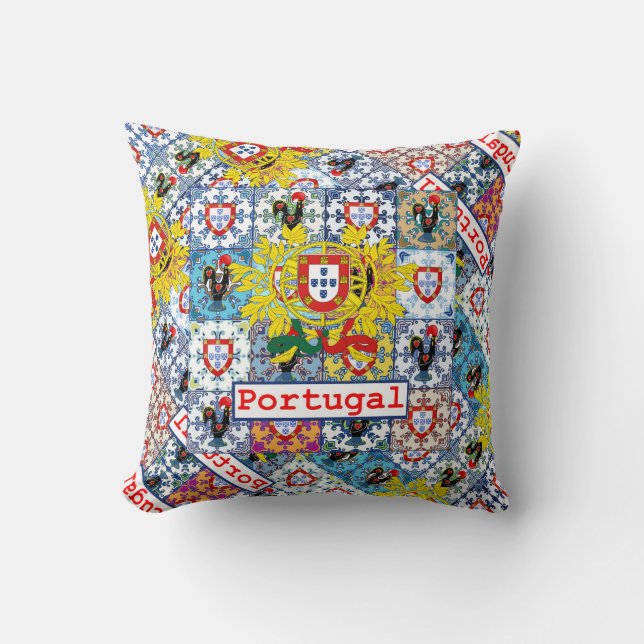 Portuguese designs cushion (Front)