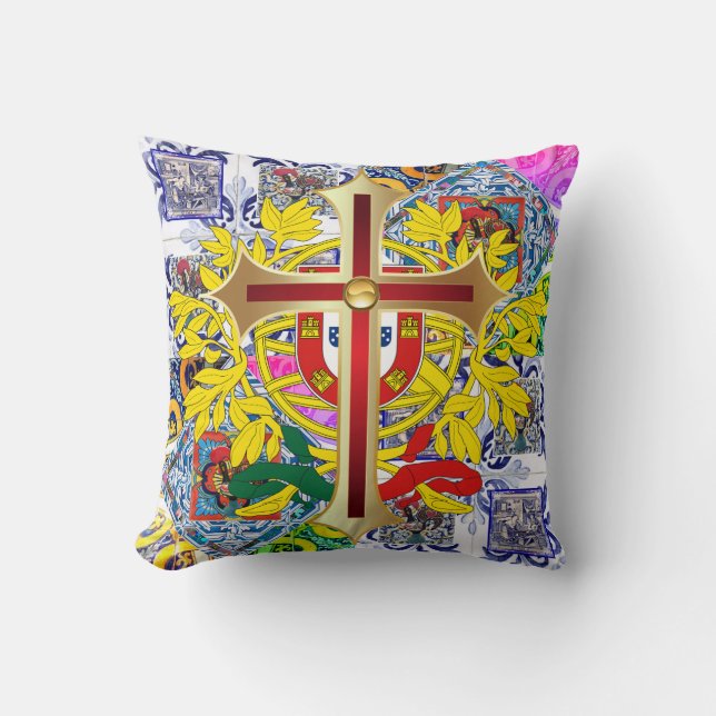 Portuguese designs cushion (Front)