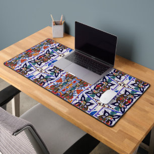 Portuguese designs desk mat