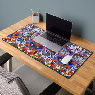 Portuguese designs desk mat