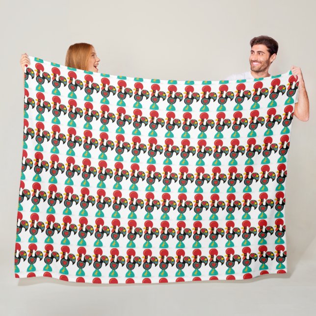 Portuguese designs  fleece blanket (In Situ)
