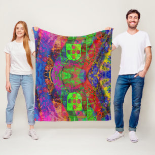 Portuguese designs fleece blanket