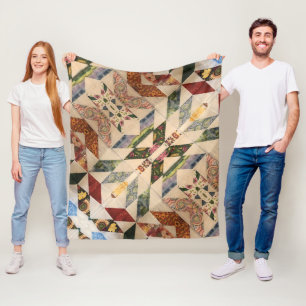 Portuguese designs fleece blanket
