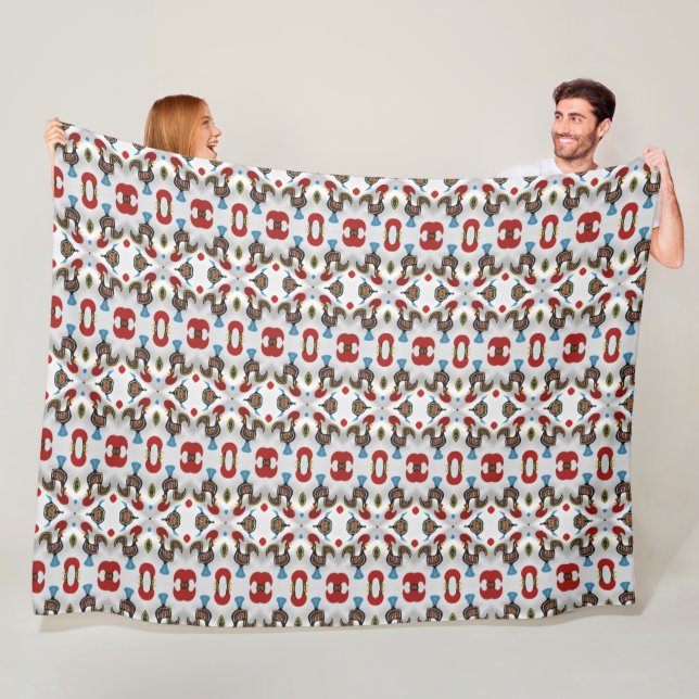 Portuguese designs  fleece blanket (In Situ)