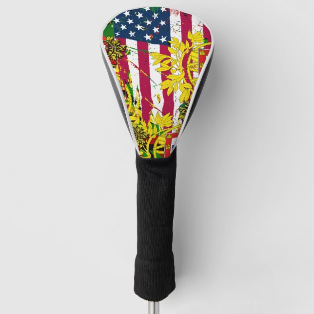 Portuguese designs golf head cover (Front)