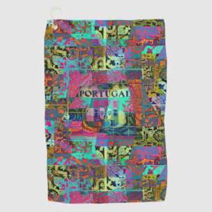 Portuguese designs golf towel