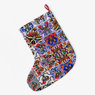 Portuguese designs large christmas stocking
